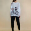 Pulover 28 La Jolla - plt - Bike Cat White