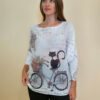 Pulover 28 La Jolla - plt - Bike Cat White