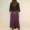 Suknja 72 Manhattan - ecco leather UN - burgundy