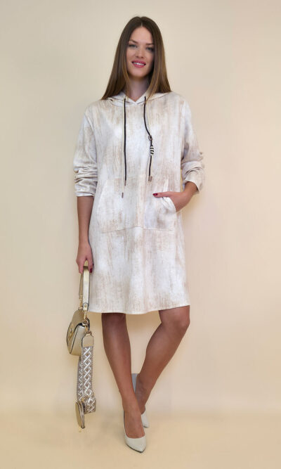 Haljina 55 Bassett - jersey UN stardust - beige
