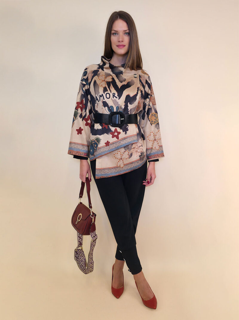 Jakna 52 DeLand/D - ecco suede print - Amor Tiger