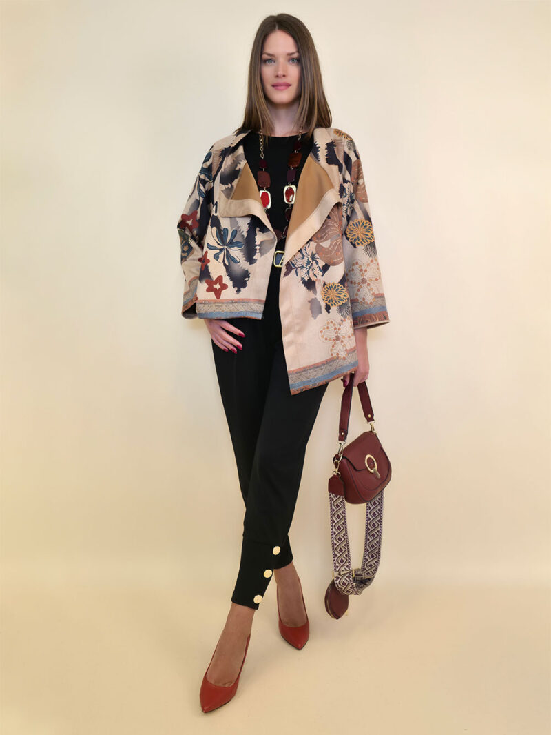 Jakna 52 DeLand/D - ecco suede print - Amor Tiger