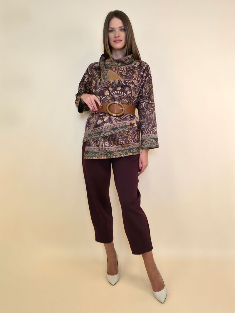 Jakna 52 DeLand/D - ecco suede print - Kashmir Purple