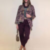 Jakna 52 DeLand/D - ecco suede print - Kashmir Purple
