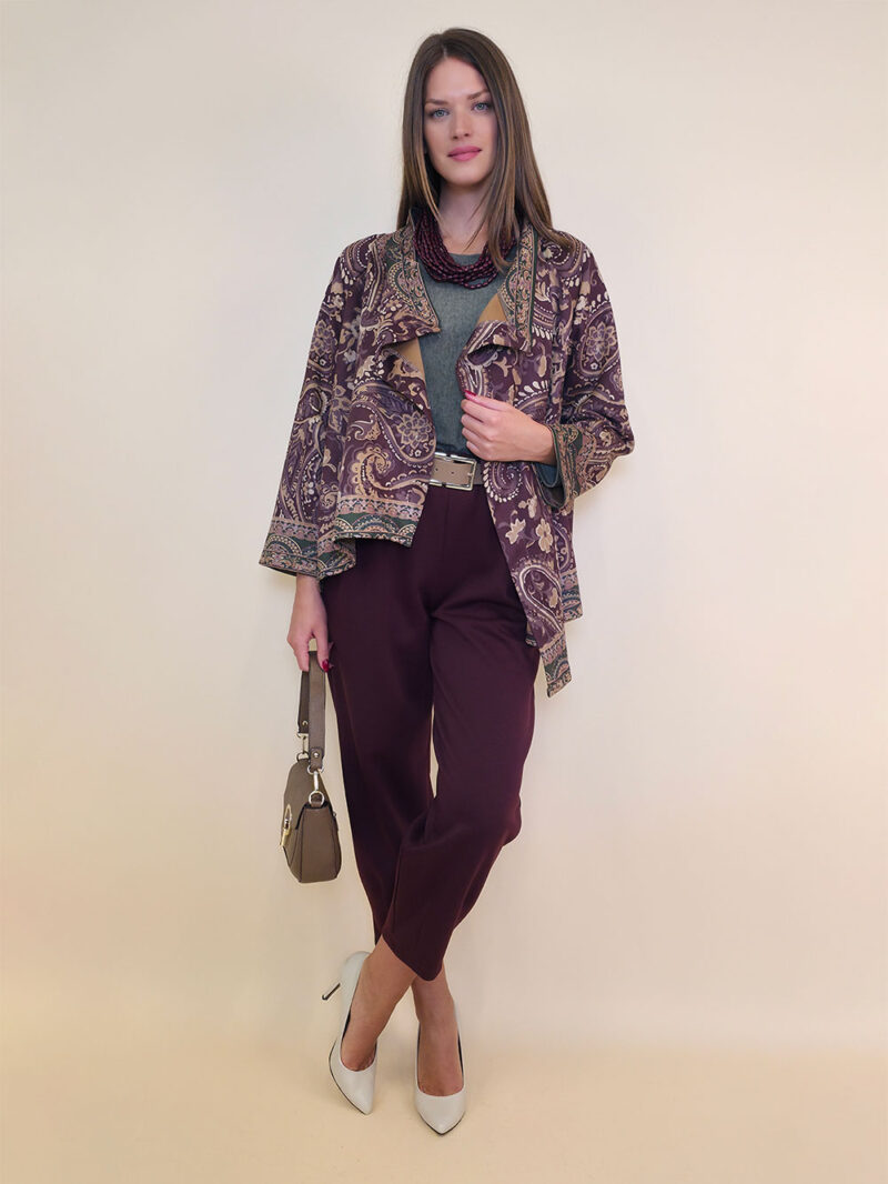 Jakna 52 DeLand/D - ecco suede print - Kashmir Purple