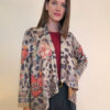 Jakna 48 Alda - ecco suede print - Big Red Parrot