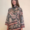 Jakna 52 DeLand/D - ecco suede print - Paisley green