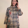 Jakna 52 DeLand/D - ecco suede print - Tartan Love