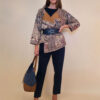 Jakna 52 DeLand/D - ecco suede print - Paisley floral