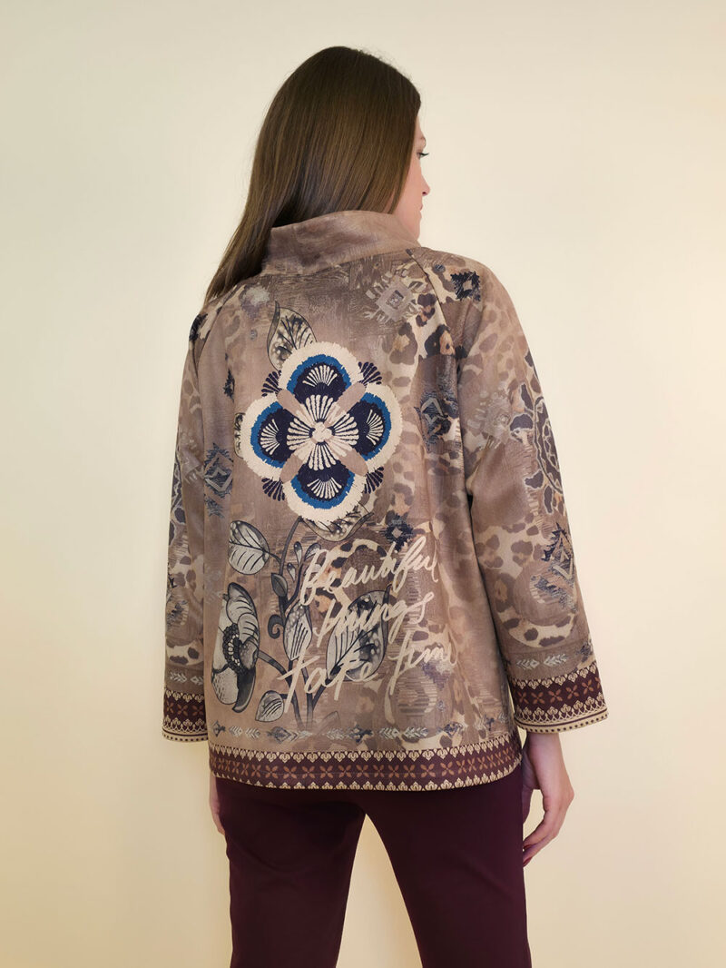 Jakna 52 DeLand/D - ecco suede print - Beautiful things