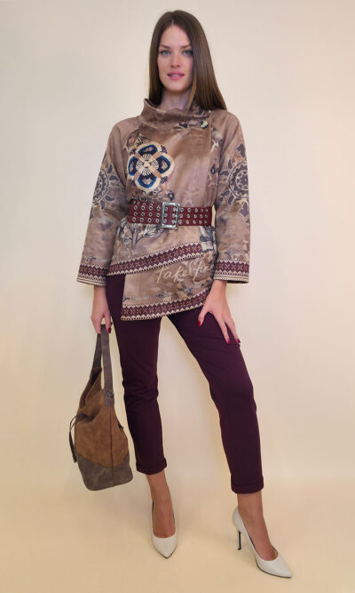 Jakna 52 DeLand/D - ecco suede print - Beautiful things