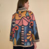 Jakna 52 DeLand/D - ecco suede print - Pop Art Flowers