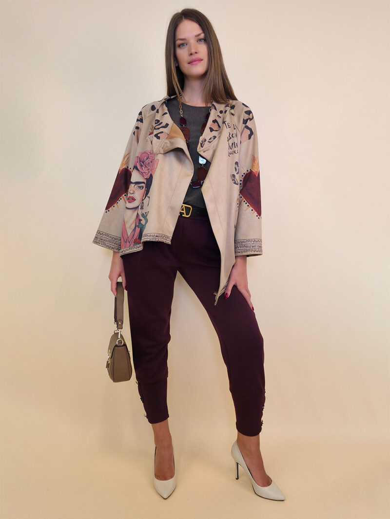 Jakna 52 DeLand/D - ecco suede print - Frida