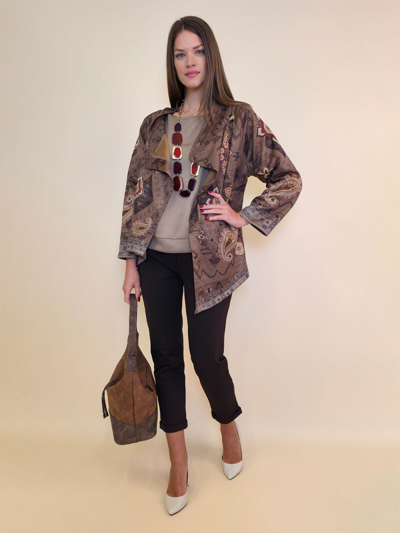 Jakna 52 DeLand/D - ecco suede print - Kashmir Etno