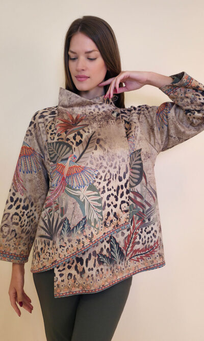 Jakna 52 DeLand/D - ecco suede print - Fenix