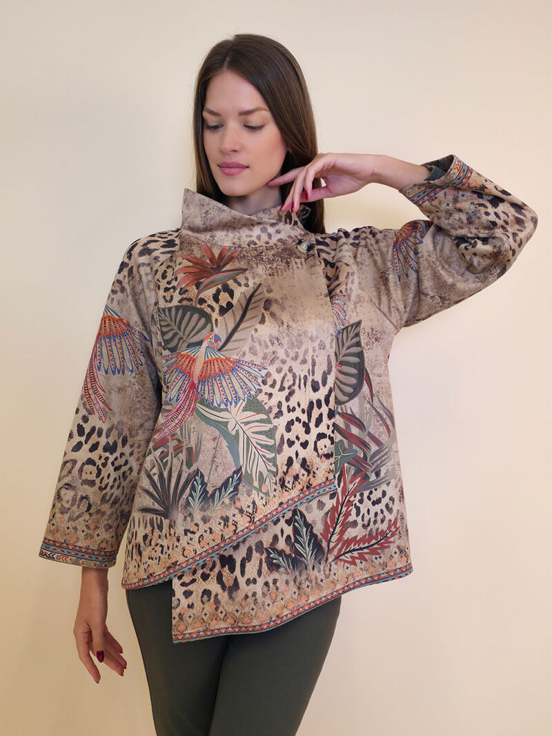 Jakna 52 DeLand/D - ecco suede print - Fenix