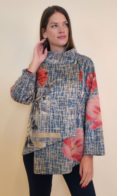 Jakna 52 DeLand/D - ecco suede print - Boucle Floral