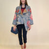 Jakna 52 DeLand/D - ecco suede print - Boucle Floral