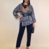 Jakna 52 DeLand/D - ecco suede print - Ornaments ottanio
