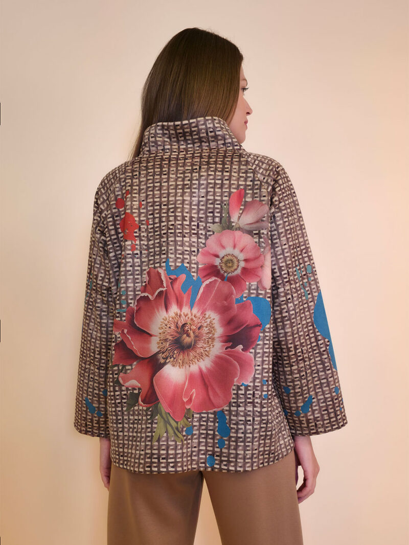 Jakna 52 DeLand/D - ecco suede print - Ciniglia Floral