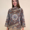 Jakna 52 DeLand/D - ecco suede print - Baroque brown