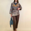 Jakna 52 DeLand/D - ecco suede print - Baroque brown