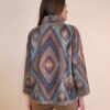 Jakna 52 DeLand/D - ecco suede print - Talisman ottanio