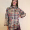 Jakna 52 DeLand/D - ecco suede print - Tartan Oops!