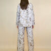 Hlače 40 Anselmo - jersey print stardust brushed - beige