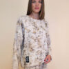 Majica 36 Belden - jersey print stardust brushed- beige