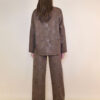 Hlače 40 Anselmo - jersey print stardust brushed - camel