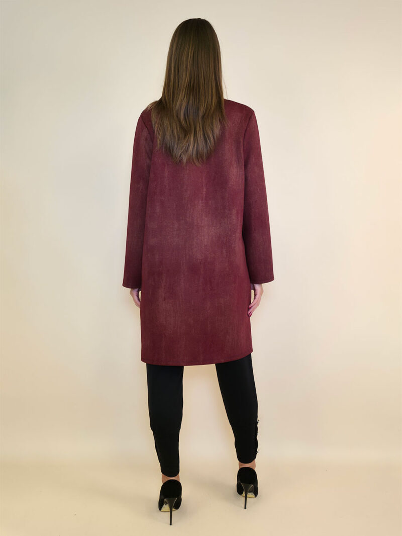 Ogrtač 56 Bancroft - jersey print stardust - burgundy