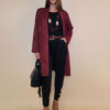Ogrtač 56 Bancroft - jersey print stardust - burgundy