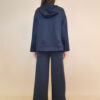 Jakna 48 Quinby - jersey UN cif/hood - grey