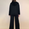 Jakna 48 Quinby - jersey UN cif/hood - black