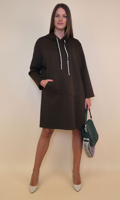 Haljina 40 Stanton - viscose jersey UN - brown