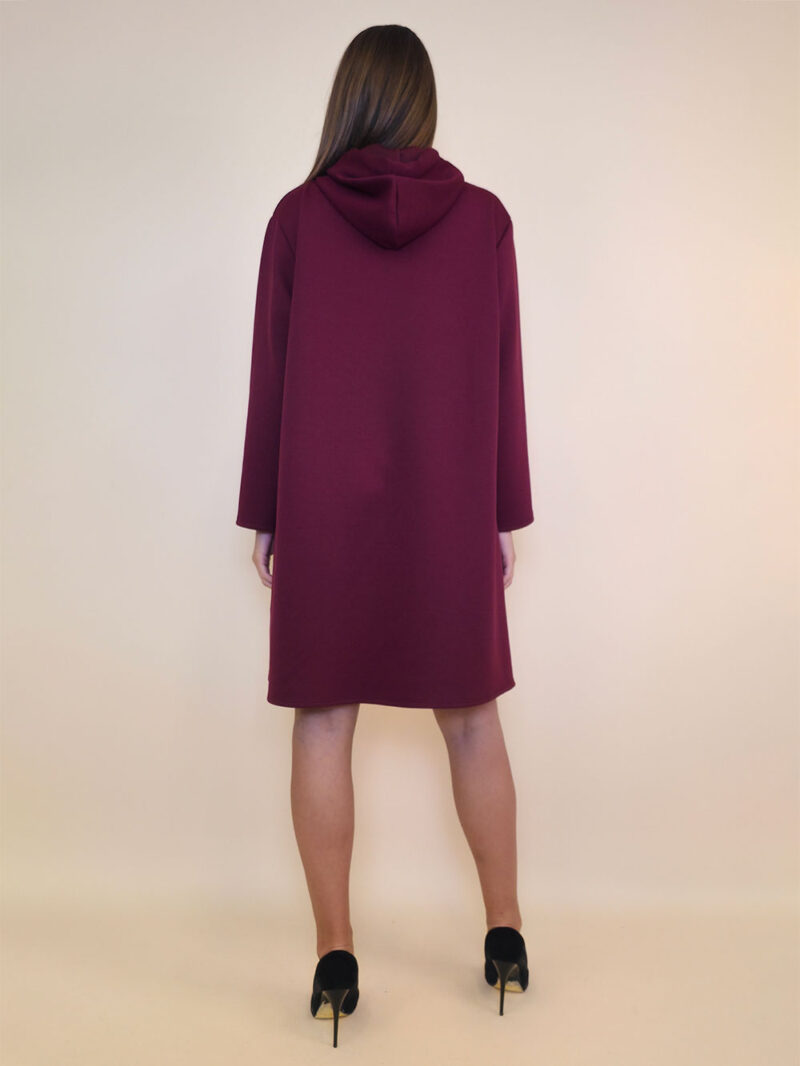 Haljina 40 Stanton - viscose jersey UN - burgundy