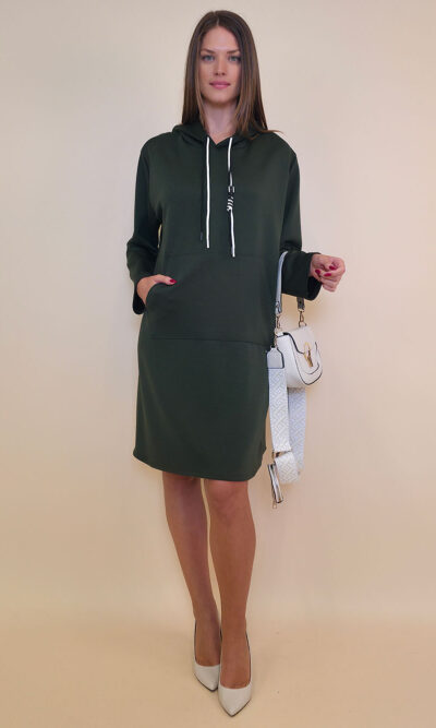 Haljina 40 Stanton - viscose jersey UN - military