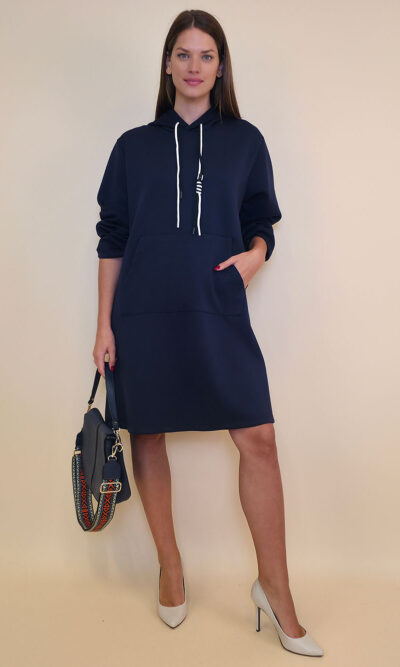 Haljina 40 Stanton - viscose jersey UN - navy