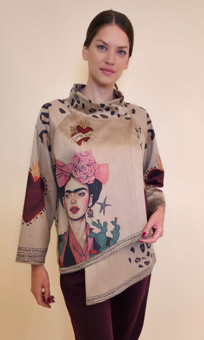 Jakna 52 DeLand/D - ecco suede print - Frida