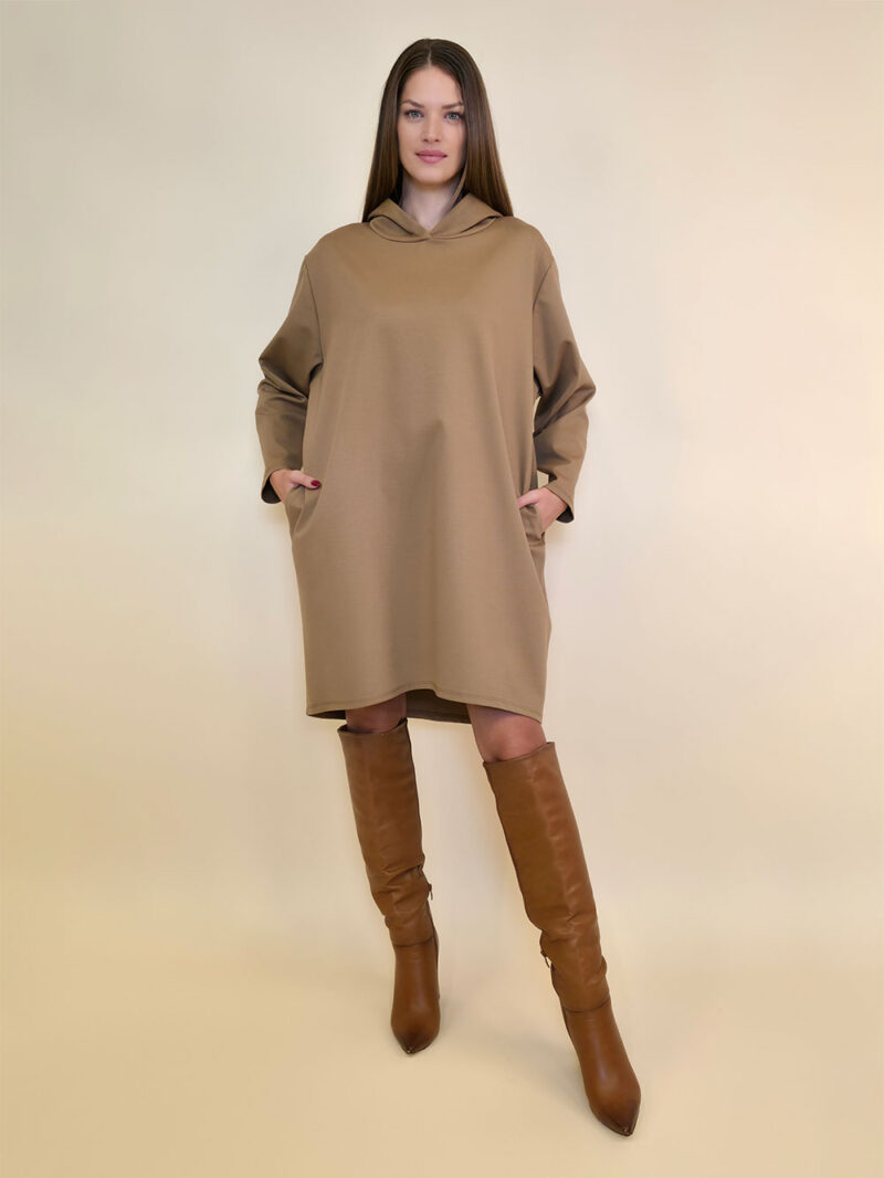 Haljina 48 El Hood - camel - Slika 2