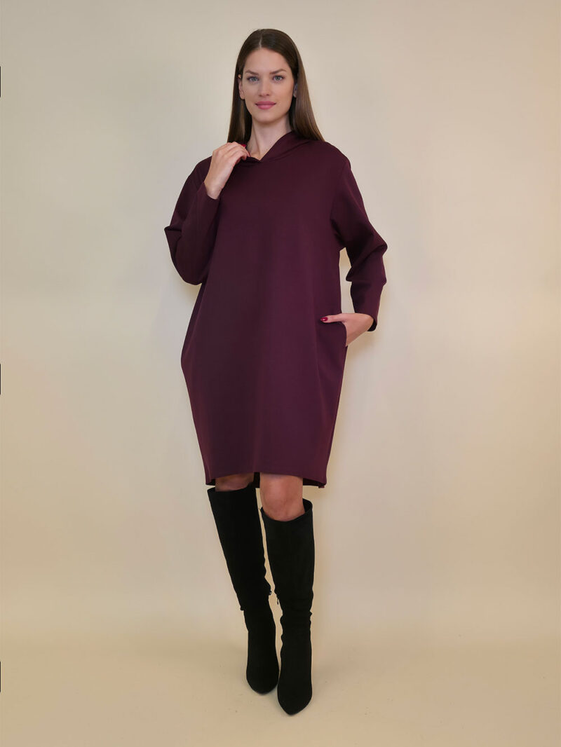 Haljina 48 El Hood - burgundy - Slika 2
