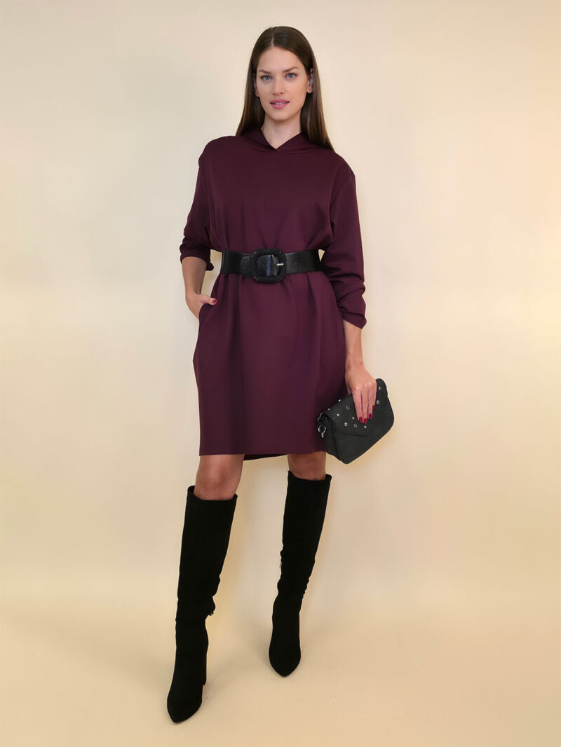Haljina 48 El Hood - PR UN - burgundy