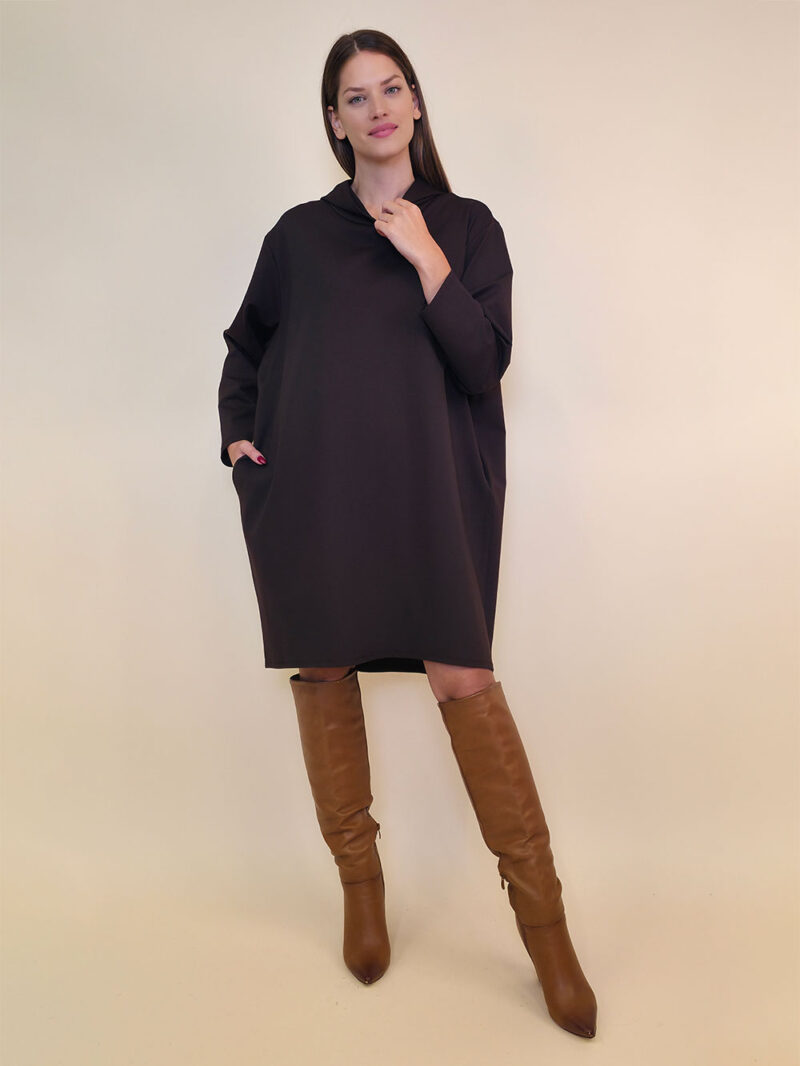 Haljina 48 El Hood - coffee - Slika 2