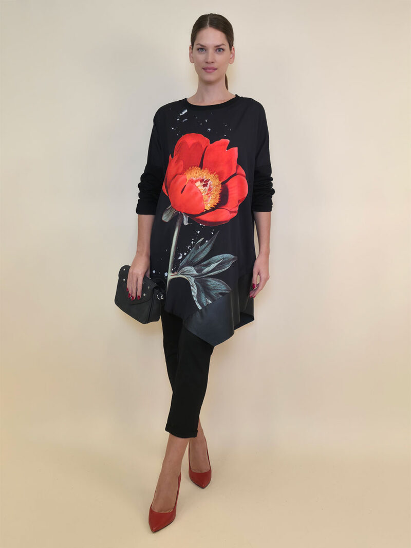 Tunika 40 Abie - felpa/ecco lajsna/print - Big Red Tulip