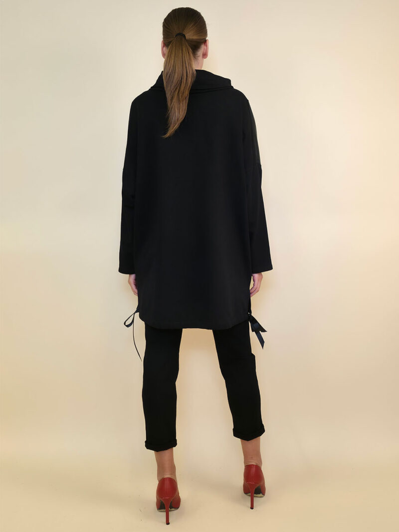Tunika 48 Black Wings - felpa/ecco leather/print - Red Lips/Rose