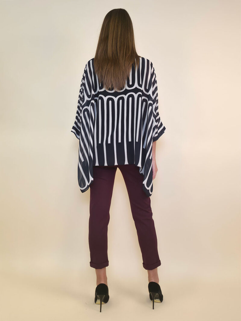 Tunika 36 Bogota - gtte print double U - olive