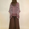 Tunika 36 Bogota - gtte print double U - brown