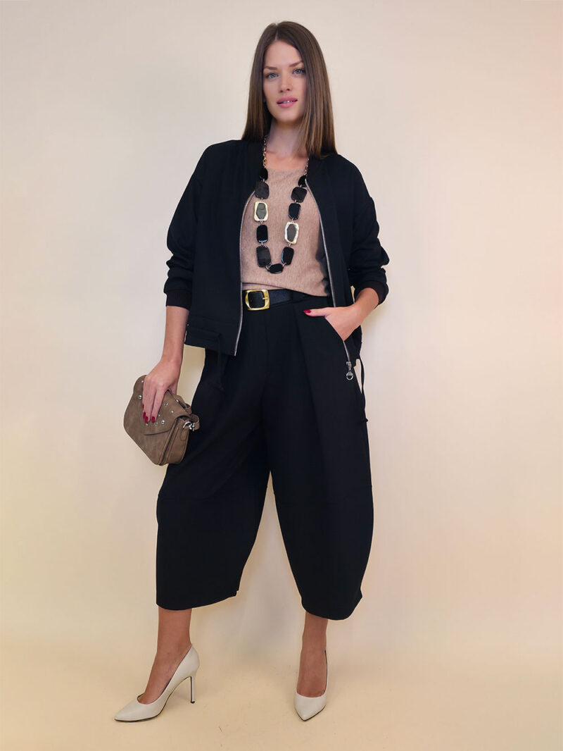 Jakna 68 Benedict - tesutto UN bomberg - black