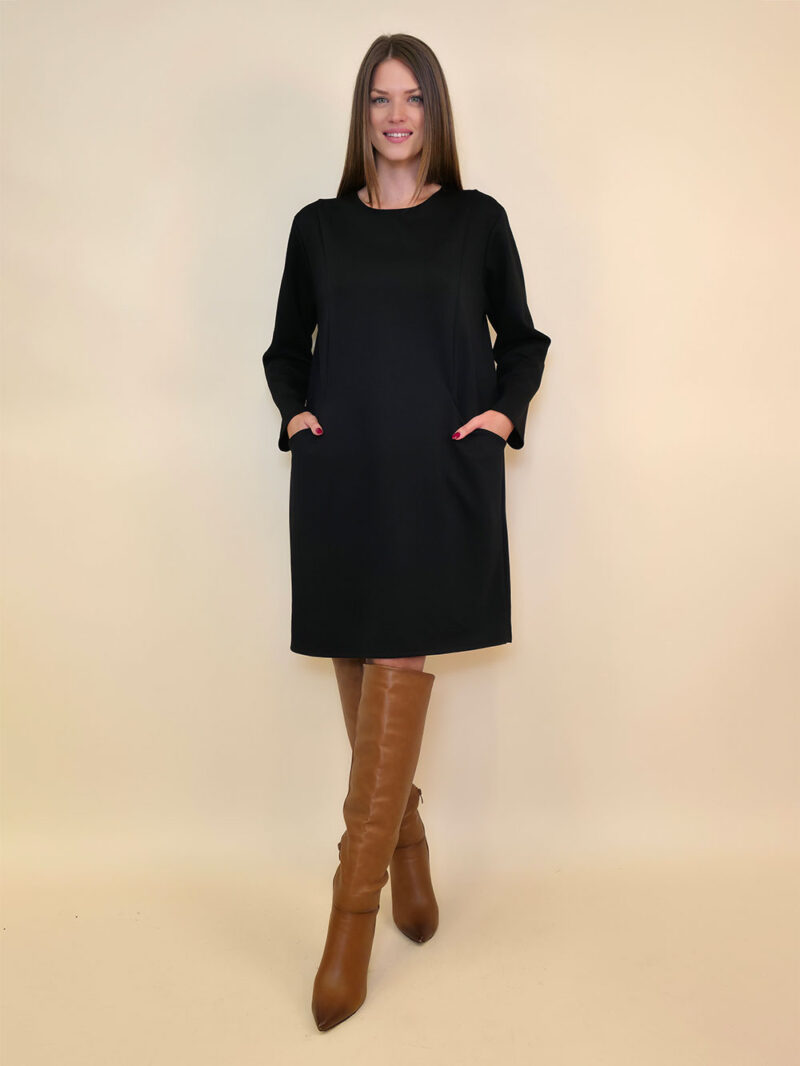 Haljina 32 Medon - viscose jersey UN - black